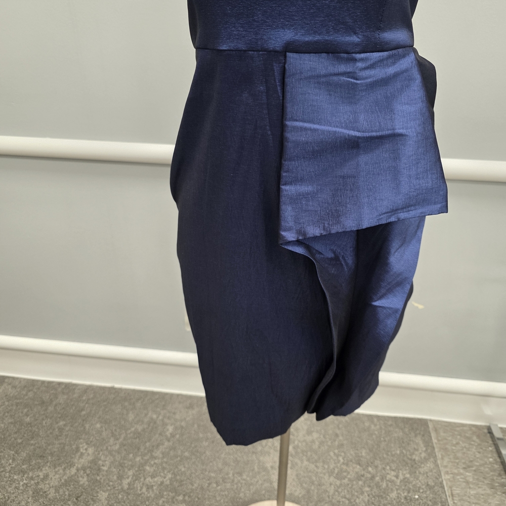 Calvin Klein Strapless Midnight Blue Dress - Picture 3 of 9